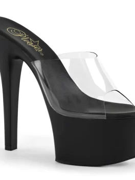 Pleaser  ASPIRE-601 Clear Slide